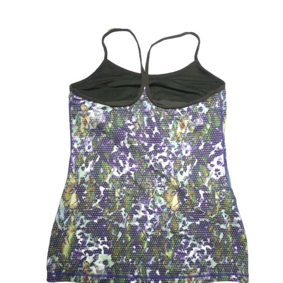 Lululemon Power Y Tank - Floral Sport Gator 10 - Picture 6 of 8